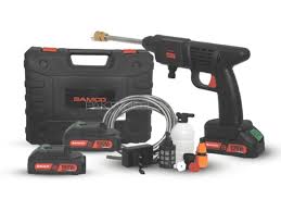 Samco Cordless Pressure Washer - Double Battery + Foaming Shampoo