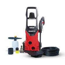 SAMCO High Pressure Washer 1400 Watts - 110 Bar with Foaming Canon