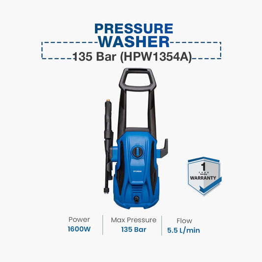 Hyundai Pressure Washer 135 Bar (HPW1354A