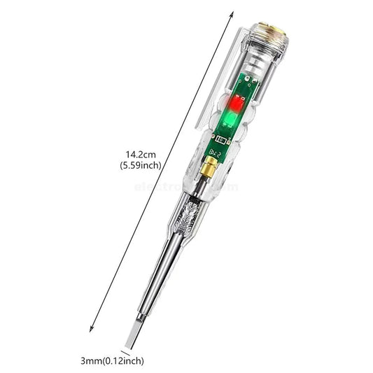 Electrical Pen Tester 220V Portable Tester Screwdriver Probe With Indicator Light