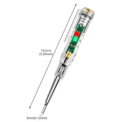 Electrical Pen Tester 220V Portable Tester Screwdriver Probe With Indicator Light